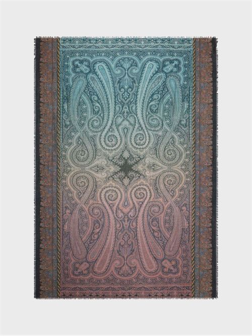 Scialle in cashmere con motivo paisley PIERRE-LOUIS MASCIA | 135X195S518735